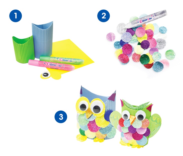 Glitrové lepidlo se třpytkami 5 x 10,5 ml   1529