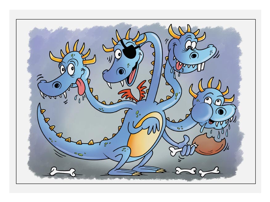 Omalovánky MFP Draci A5