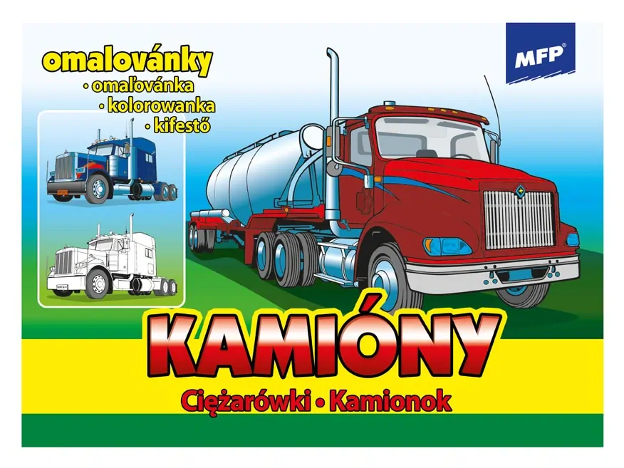 Omalovánky MFP Kamióny A5