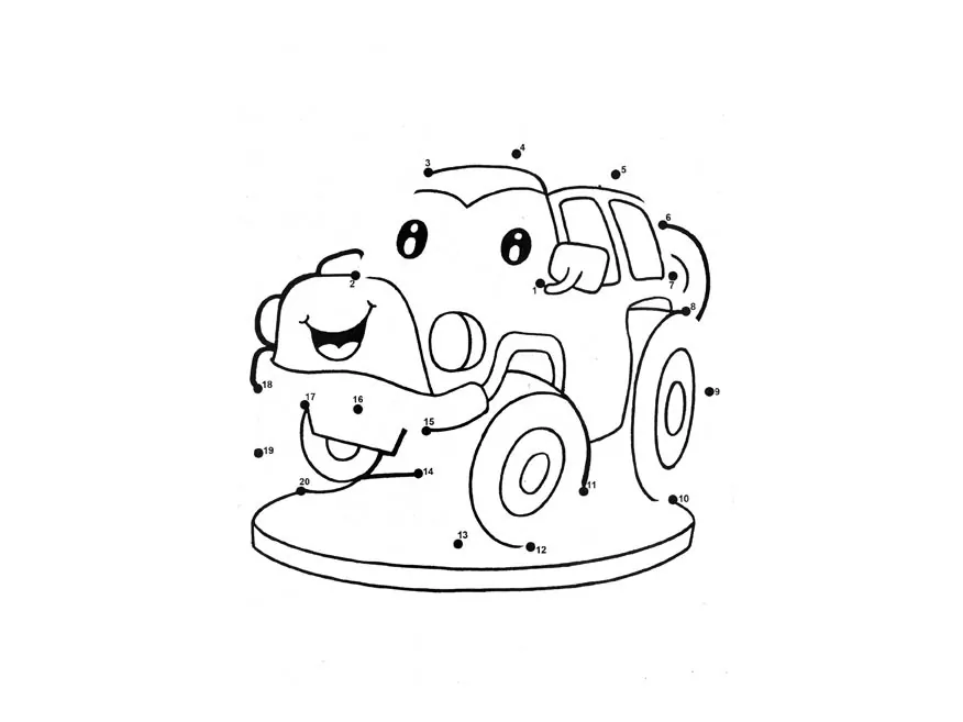 Omalovánky - spojovačky Auta 2 210x276/32s A4