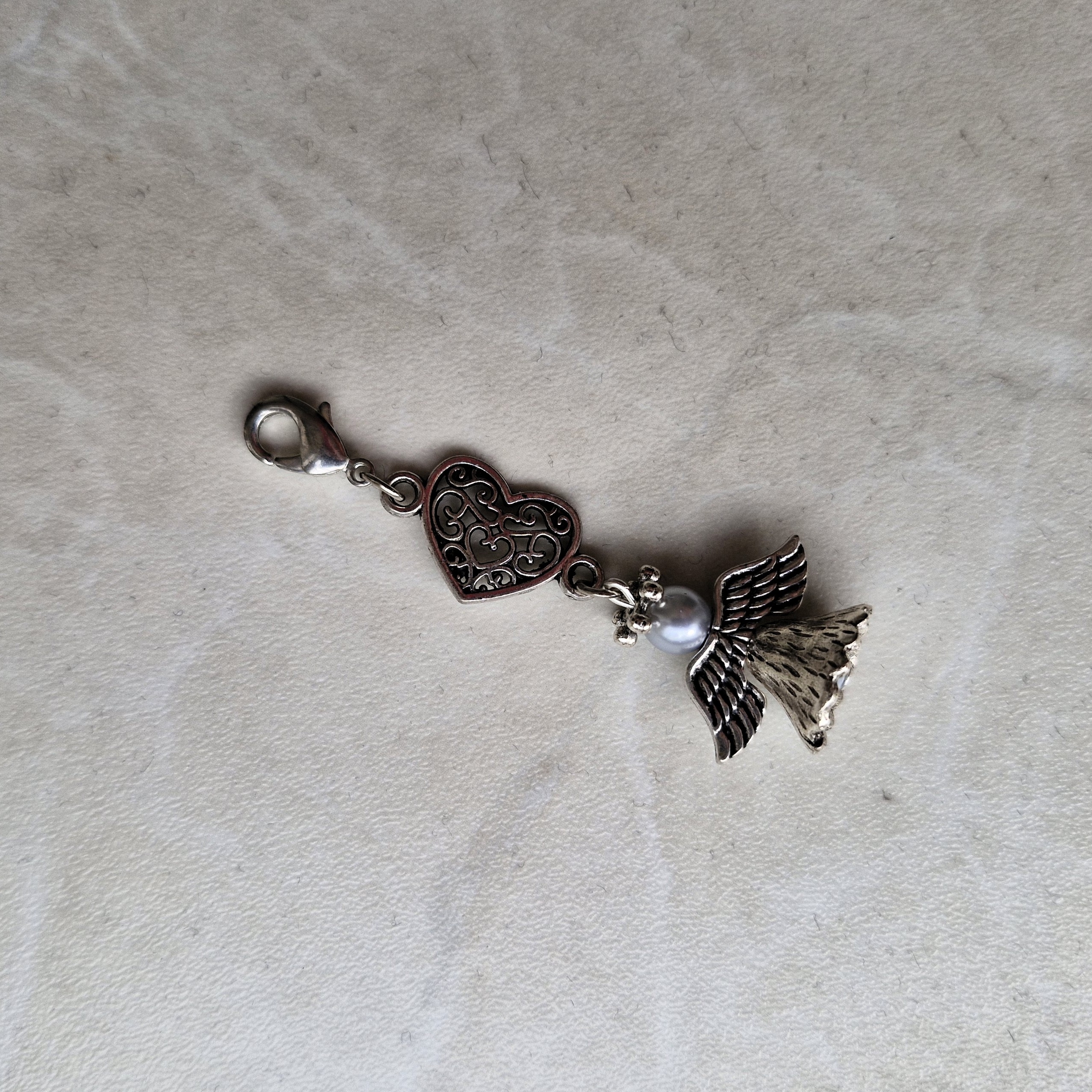 Přívěsek ANDĚLÍČEK se srdíčkem