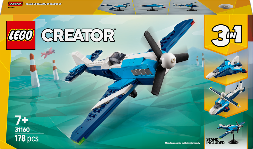LEGO® Creator 3 v 1 31160 Závodní letadlo