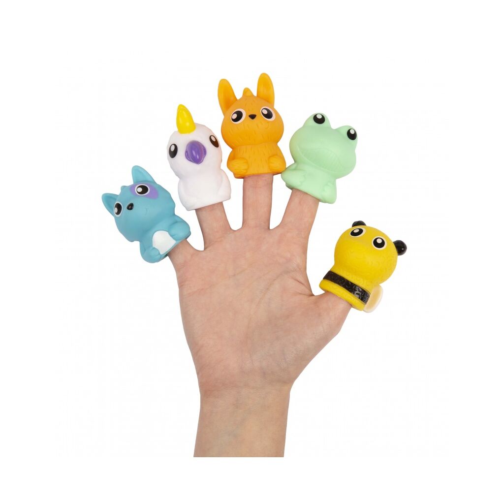 Playgro - Veselá knížka se zvířecími maňásky