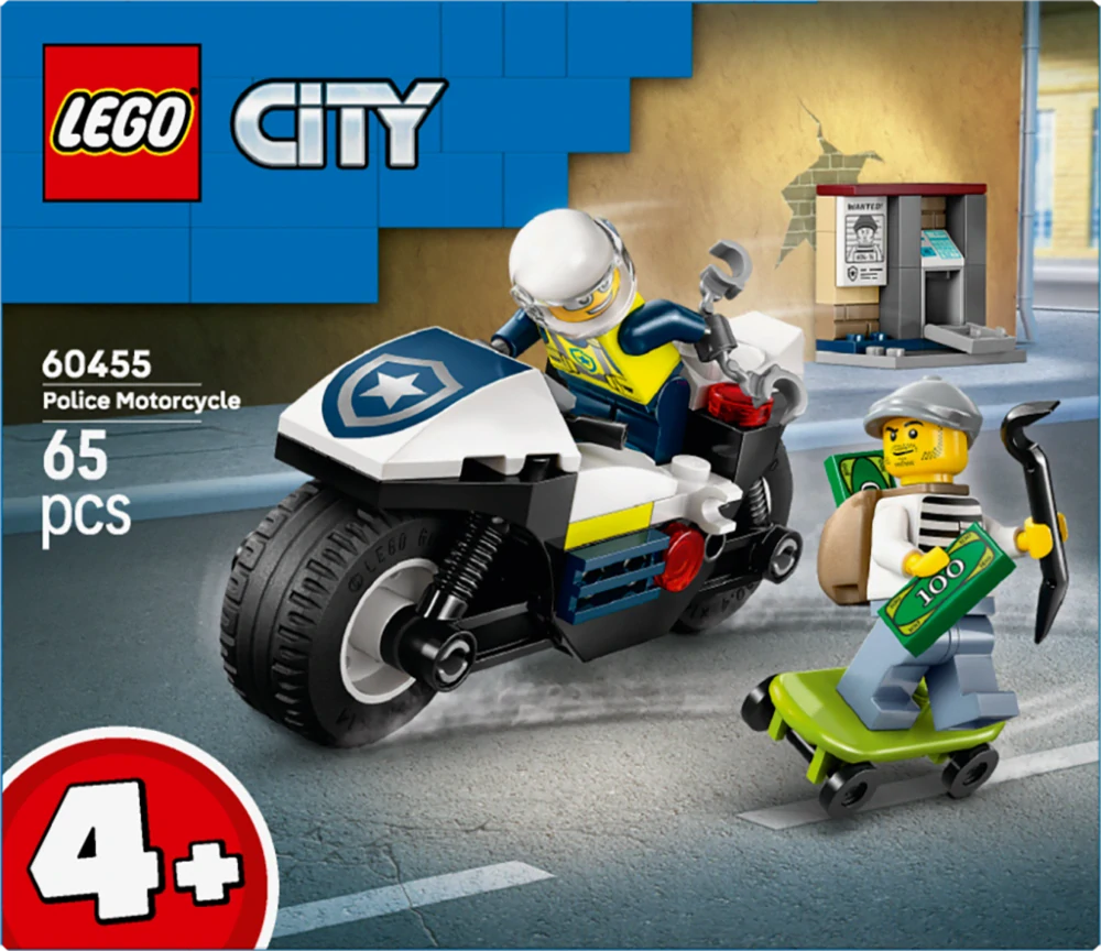 LEGO® City 60455 Honička na policejní motorce
