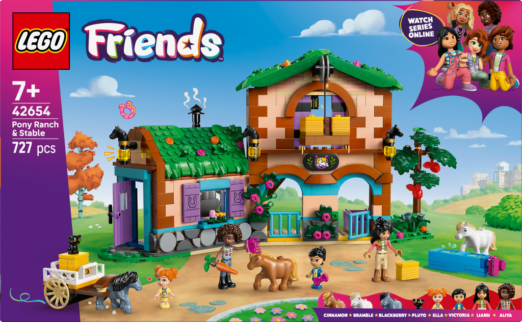 LEGO® Friends 42654 Ranč s poníky a stáj