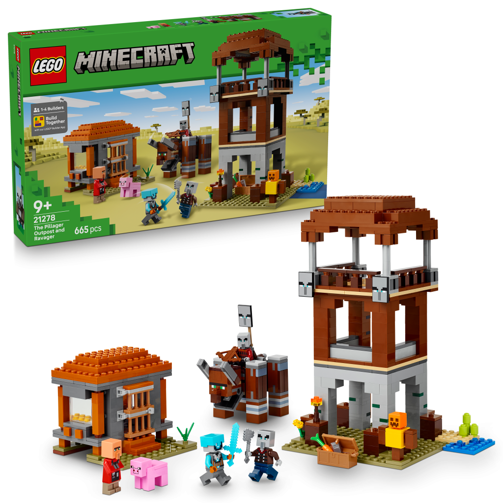 LEGO® Minecraft® 21278 Základna plenitelů a Ničitel