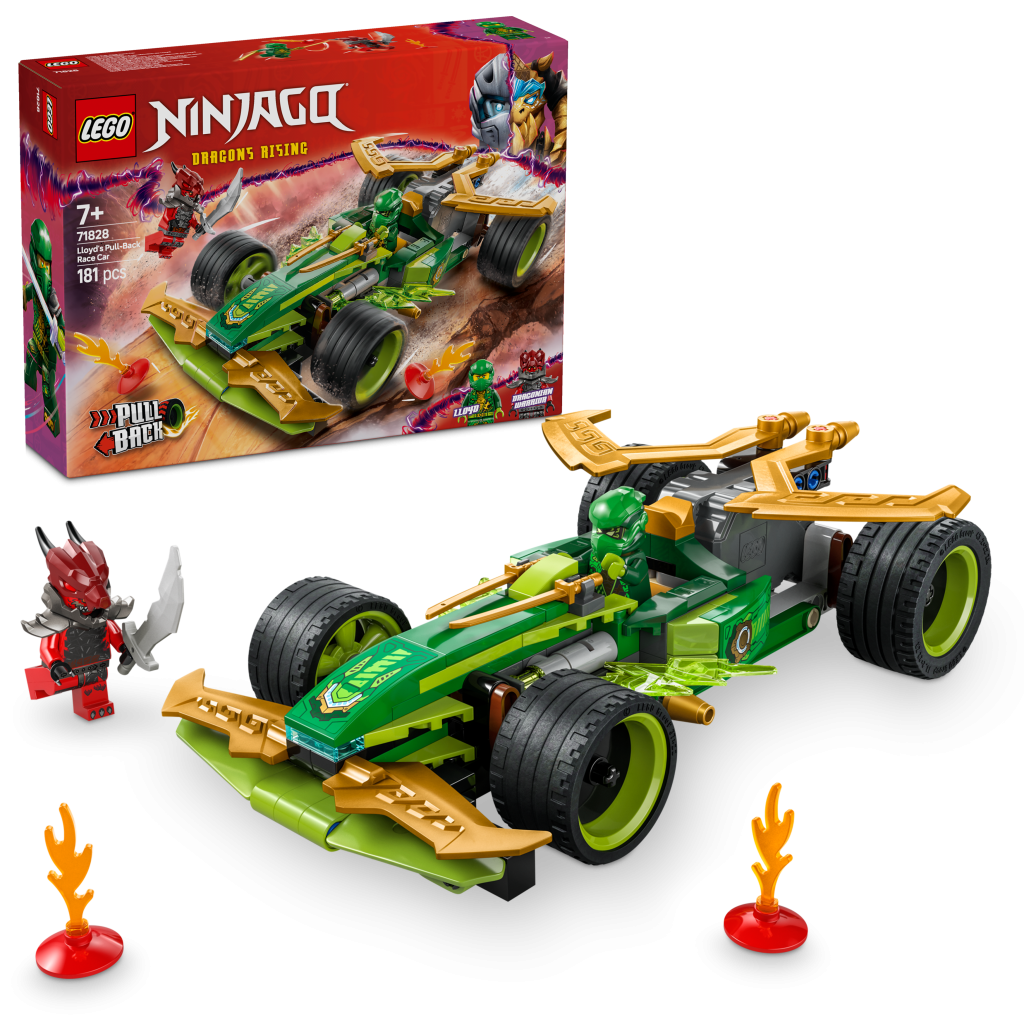LEGO® NINJAGO® 71828 Lloydovo závodní auto s natahovacím motorem
