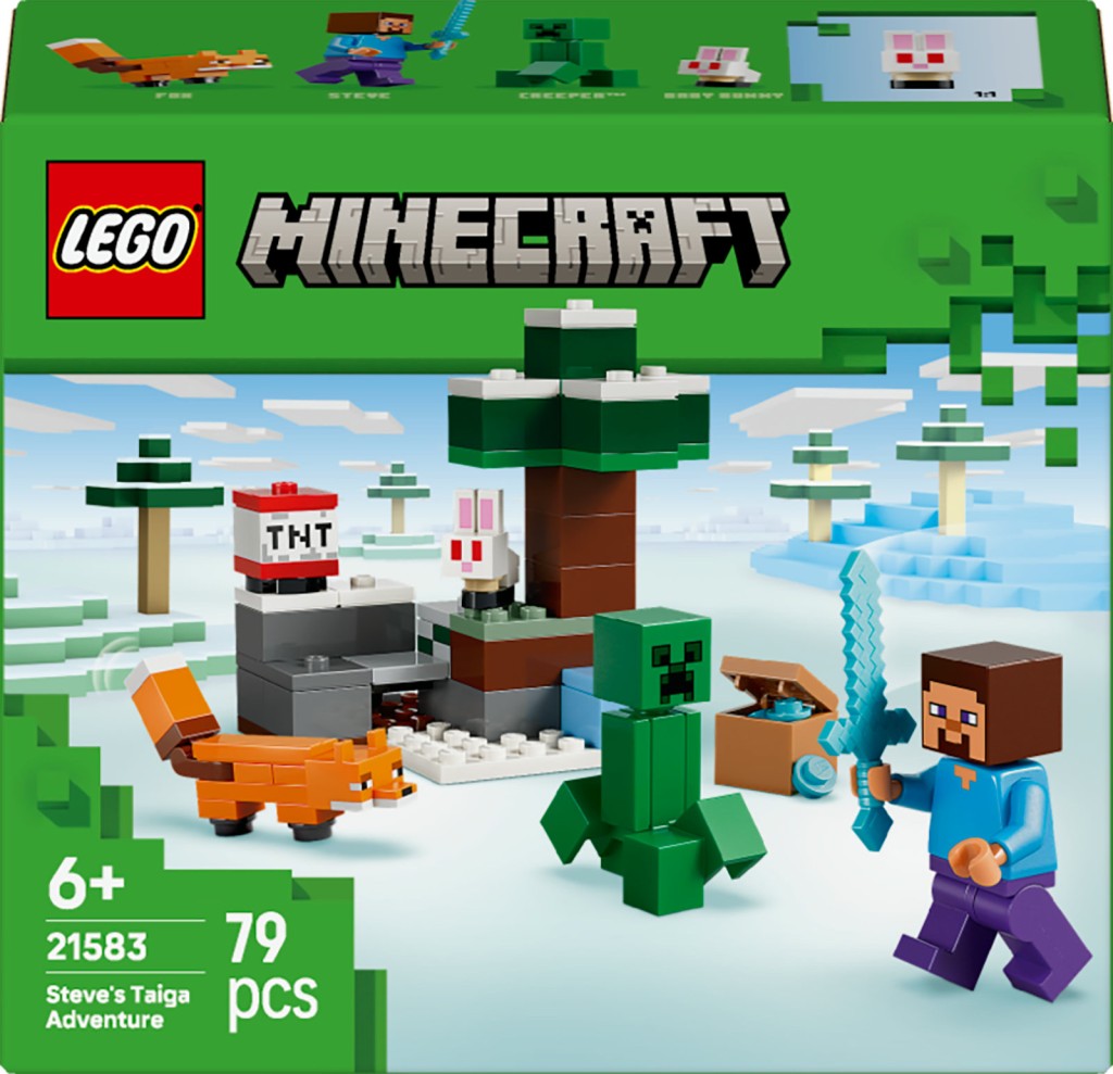 LEGO® 21583 Minecraft® Steve a dobrodružství v tajze