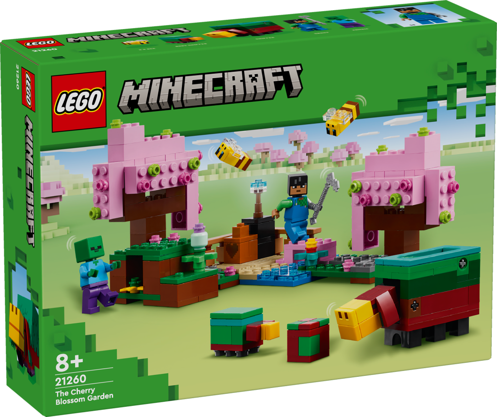 LEGO® Minecraft® 21260 Zahrada s rozkvetlými třešněmi