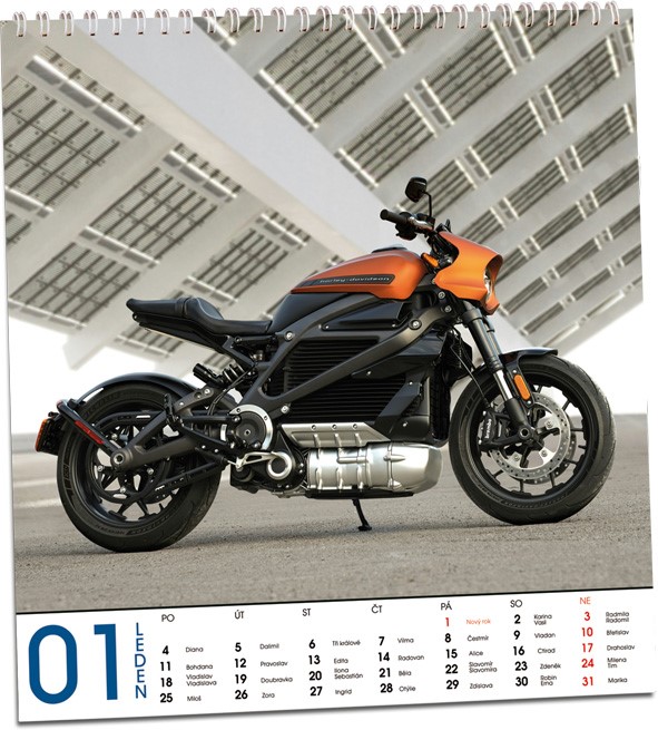 KN351 - Kalendář Motorky 2027