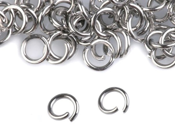 Ocelový spojovací kroužek 10ks
