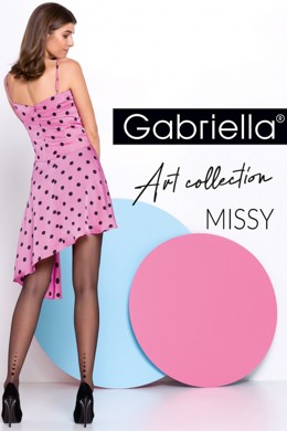 Vzorované punčocháče MISSY 20den