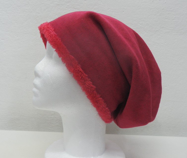 Prodloužená zimní čepice