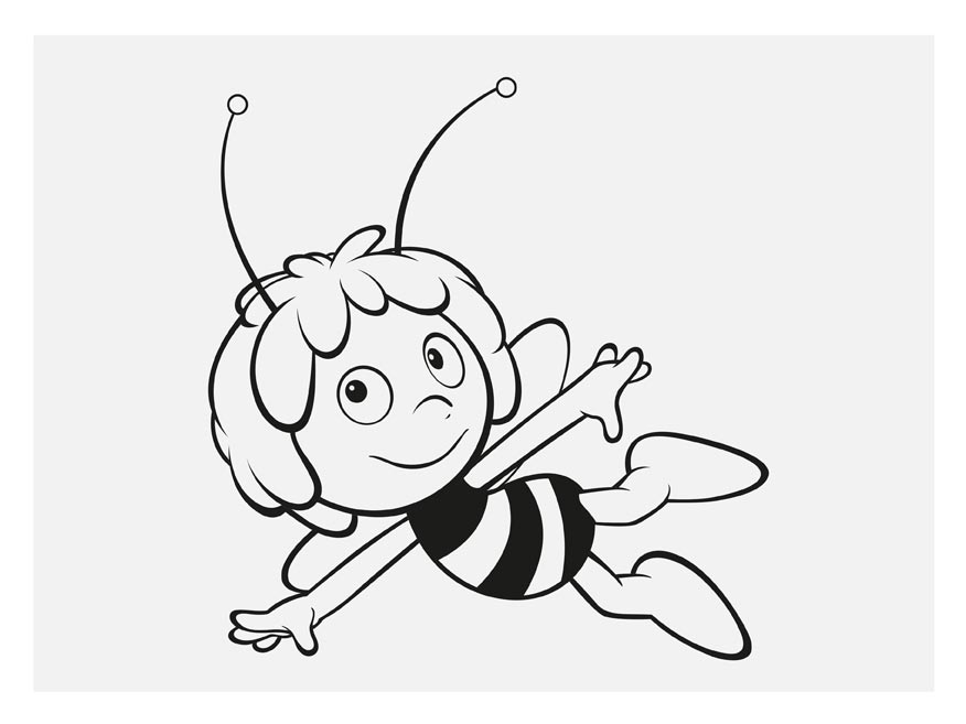 Omalovánky MFP Včelka Mája