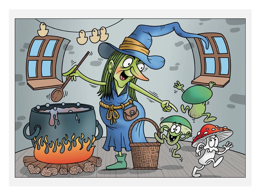 Omalovánky MFP Čarodějnice