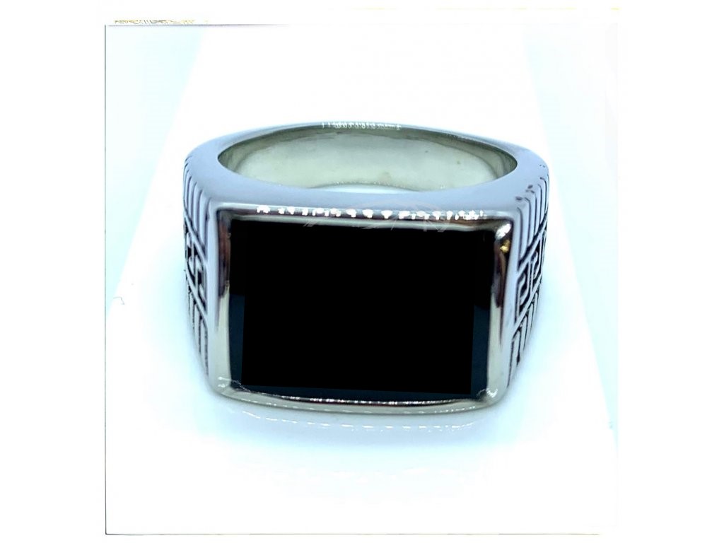 Ocelový prsten pánský