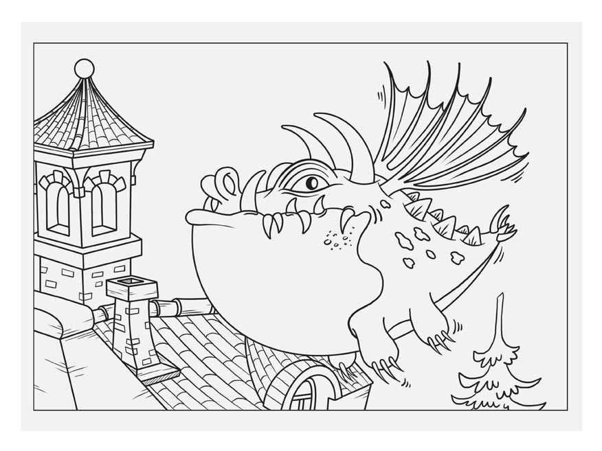 Omalovánky MFP Draci A5