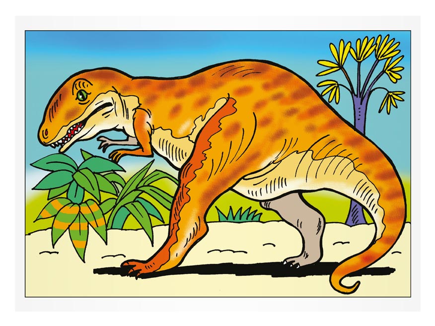 Omalovánky MFP Dinosauři  A5