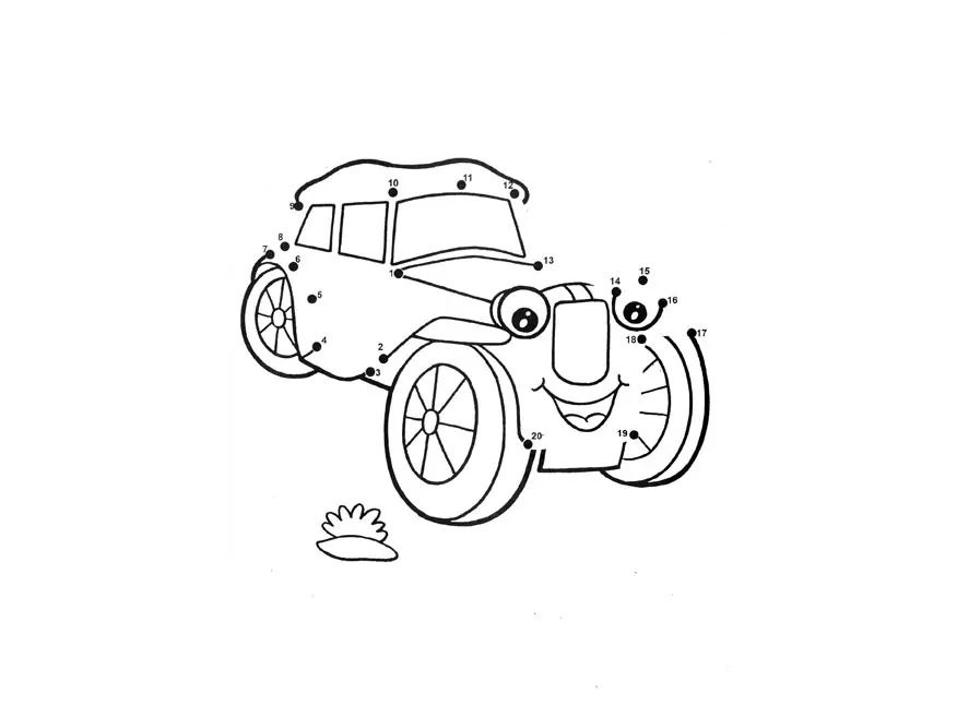 Omalovánky - spojovačky Auta 2 210x276/32s A4