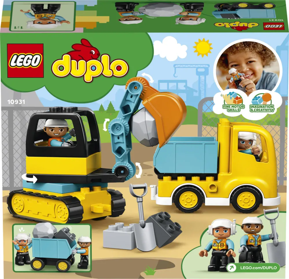 LEGO® DUPLO 10931 Náklaďák a pásový bagr