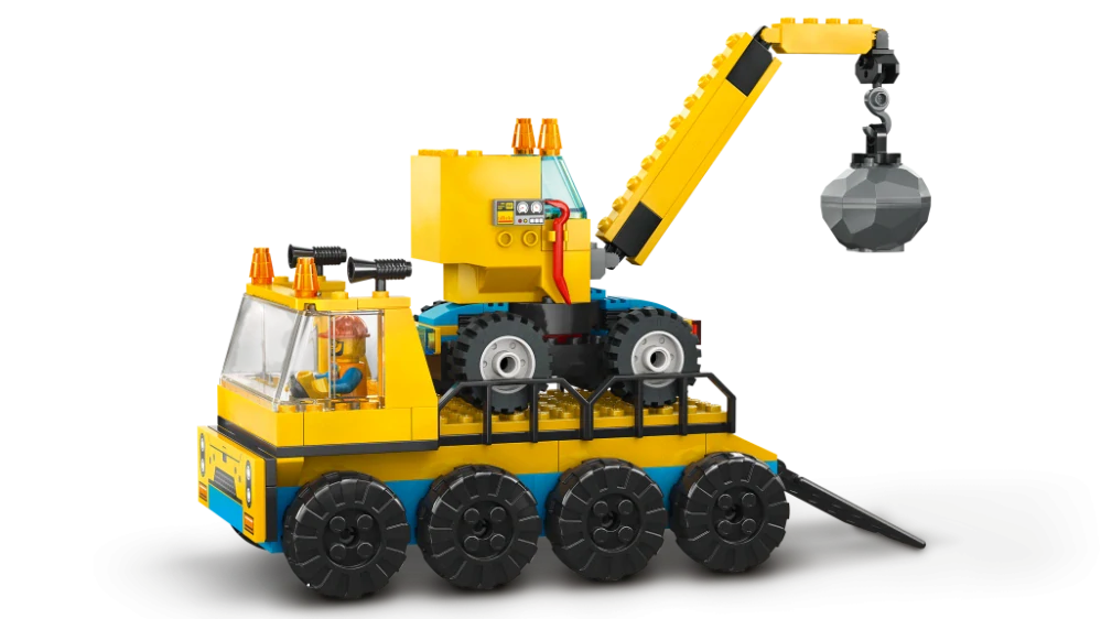 LEGO® City 60391 Vozidla ze stavby a demoliční koule