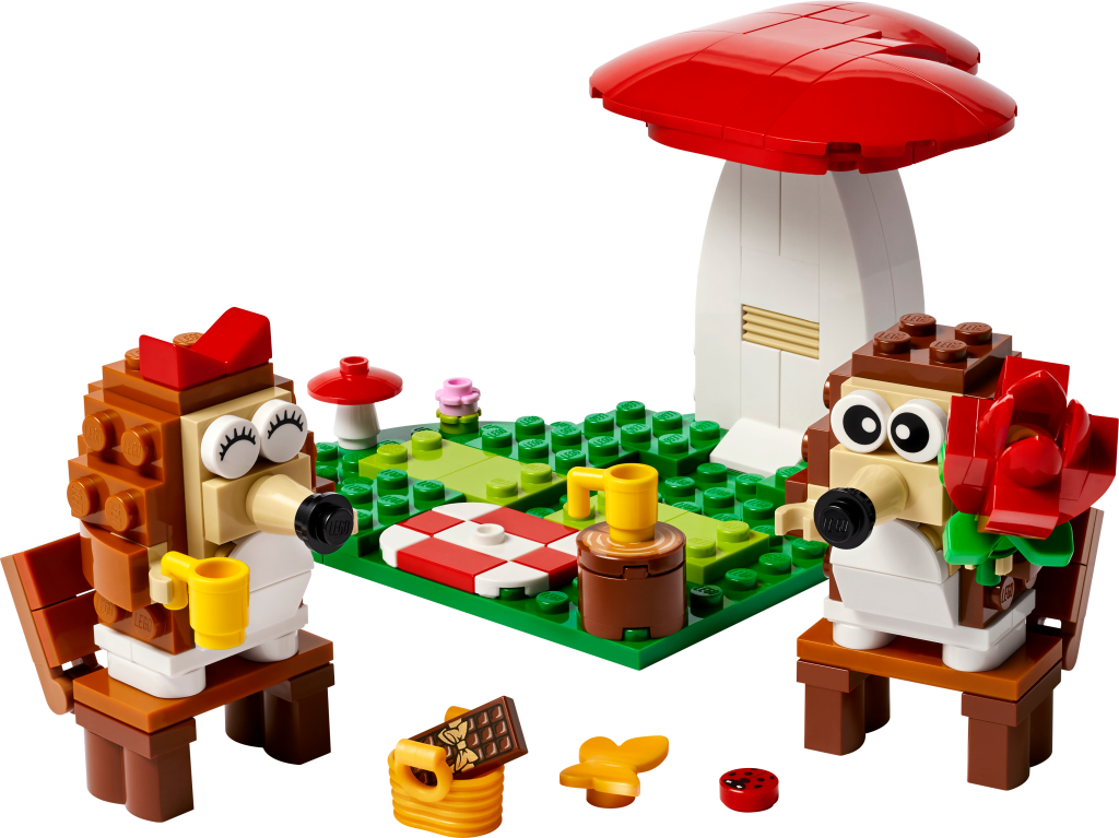LEGO® Iconic 40711 Ježčí rande s piknikem