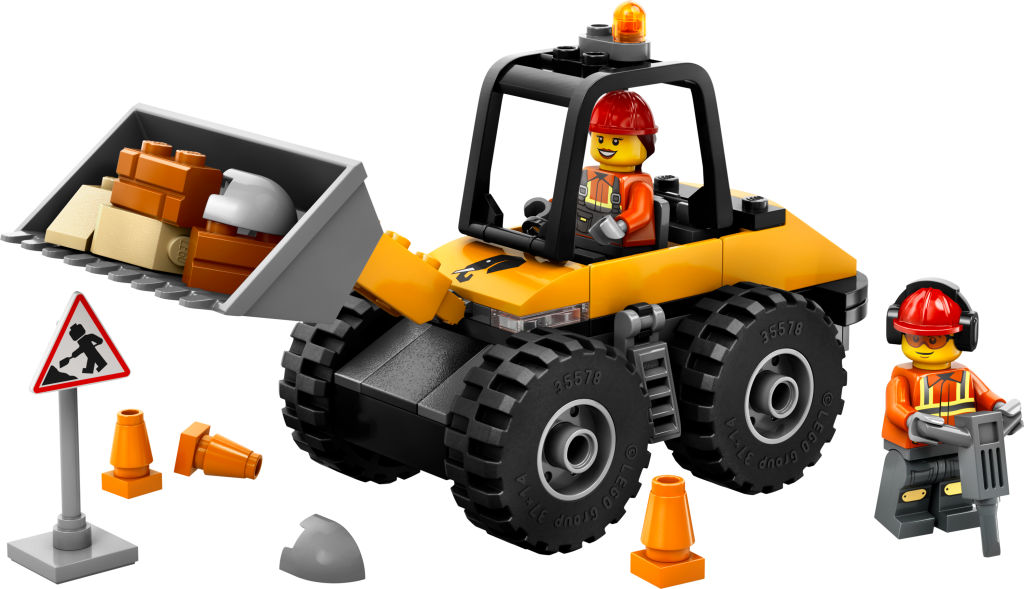 LEGO® City 60450 Žlutý kolový nakladač