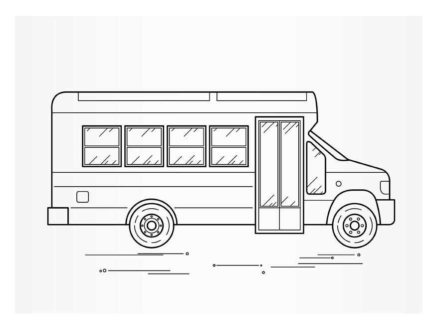 Omalovánky MFP Autobusy