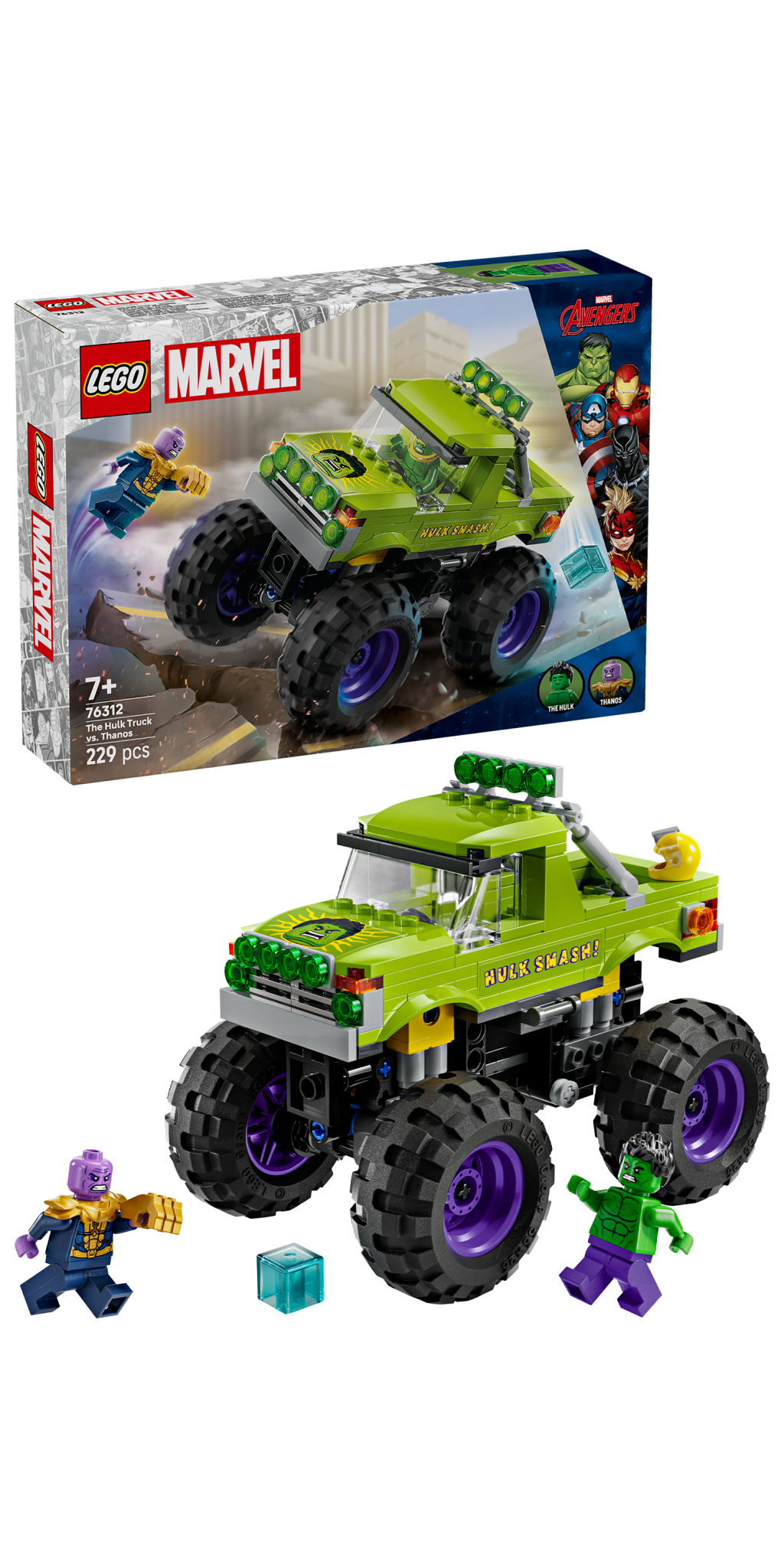 LEGO® Marvel 76312 Hulkův truck vs. Thanos