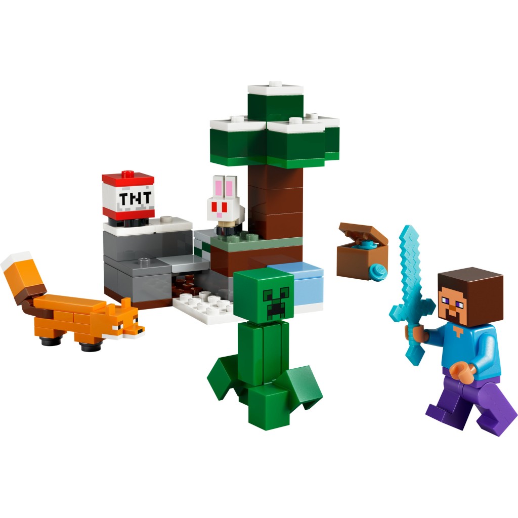 LEGO® 21583 Minecraft® Steve a dobrodružství v tajze