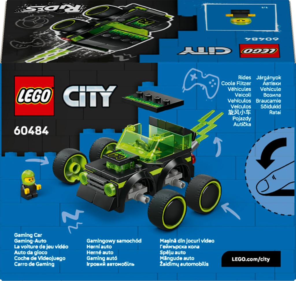 LEGO® 60484 City Autíčka – Herní závodní auto