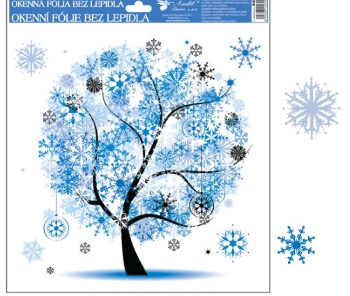 Okenní fólie 4 roční období 30x30 cm