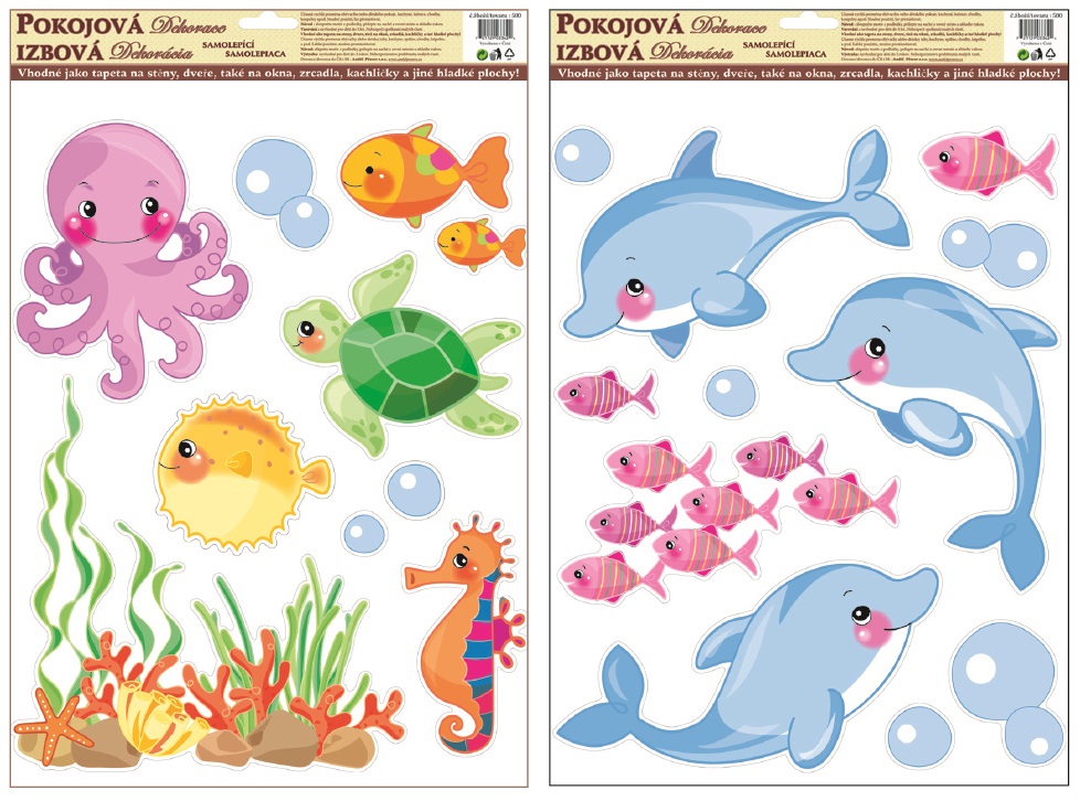 Samolepky na zeď moře 37x30 cm