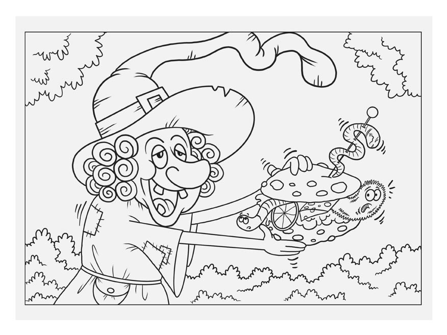 Omalovánky MFP Čarodějnice