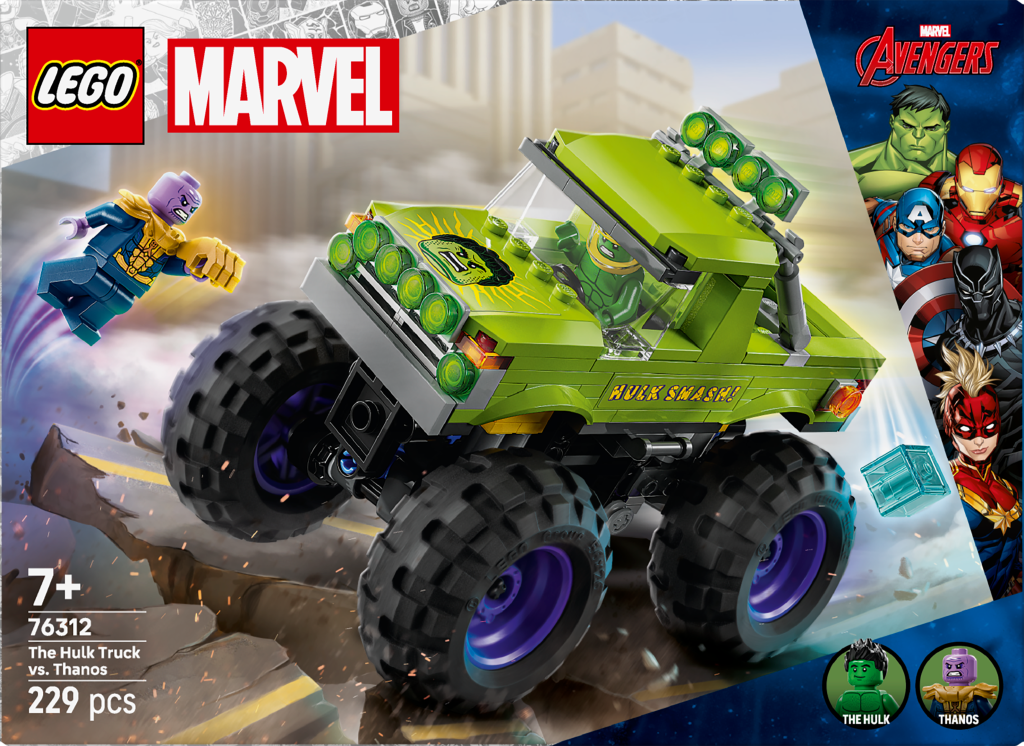 LEGO® Marvel 76312 Hulkův truck vs. Thanos