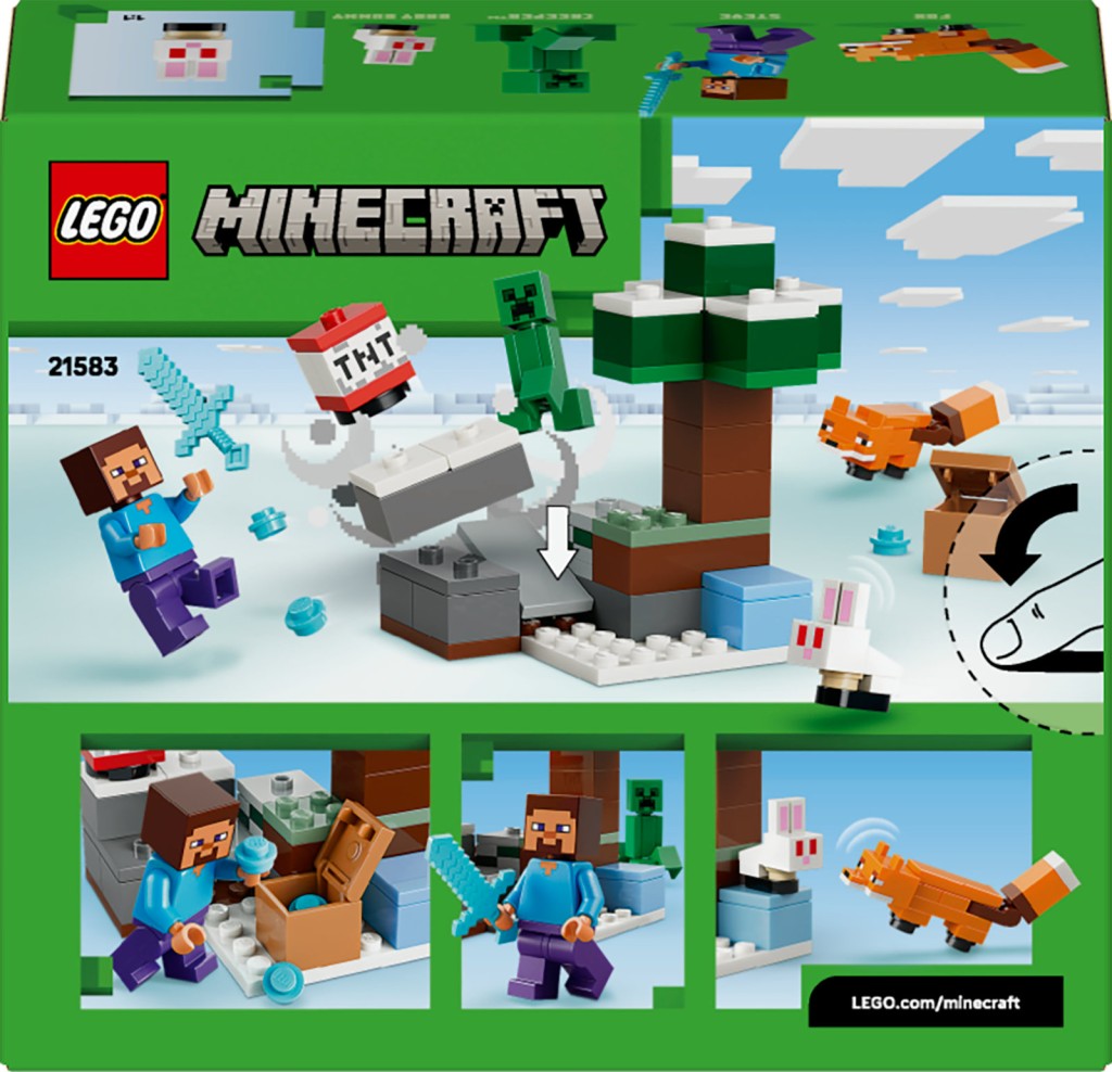 LEGO® 21583 Minecraft® Steve a dobrodružství v tajze