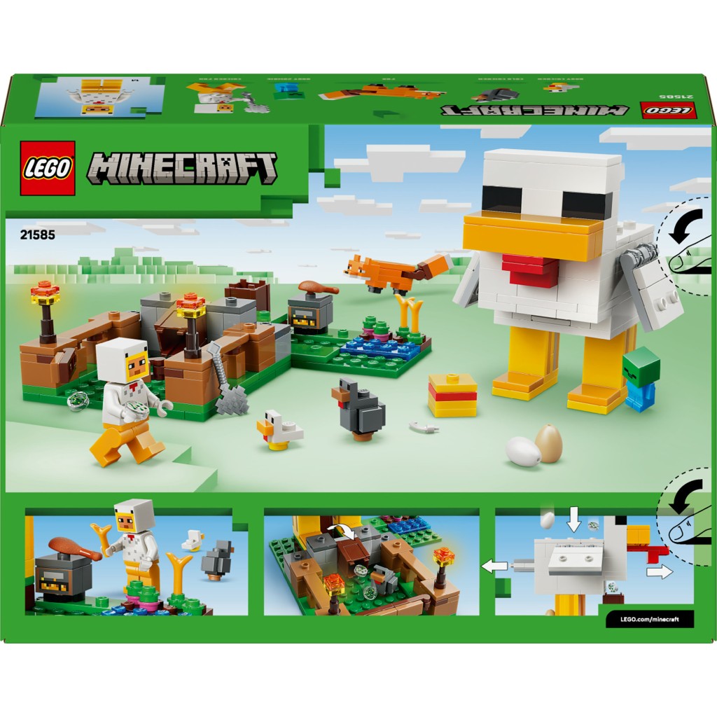 LEGO® 21585 Minecraft® Slepičí farma