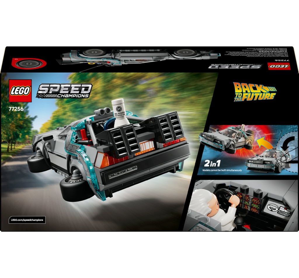 LEGO® Speed Champions 77256 Stroj času z filmu Návrat do budoucnosti