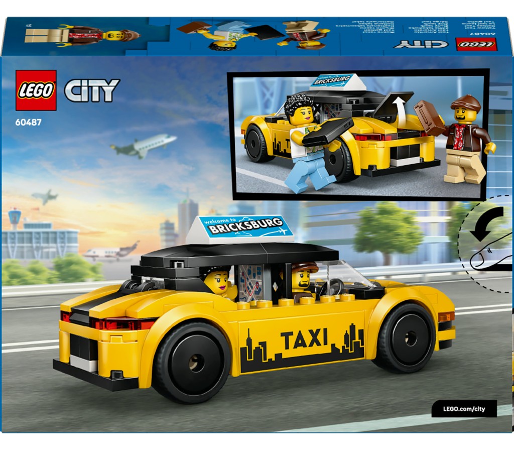 LEGO® 60487 City Žlutý taxík