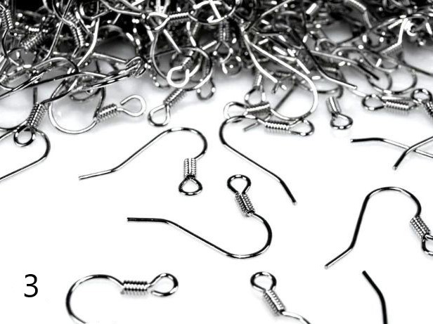 Afroháček 18mm s pružinkou 10ks