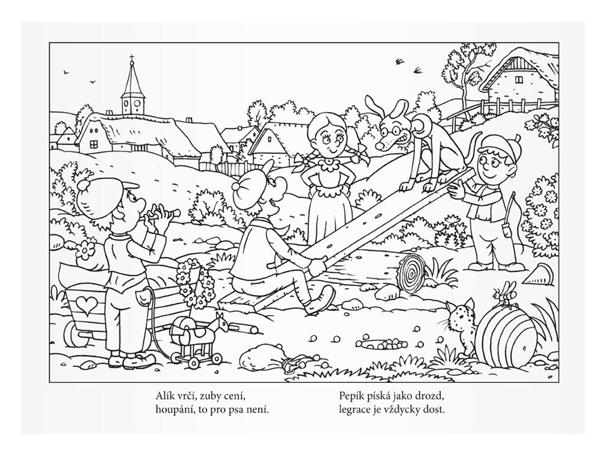 Omalovánky MFP Jaro  A5