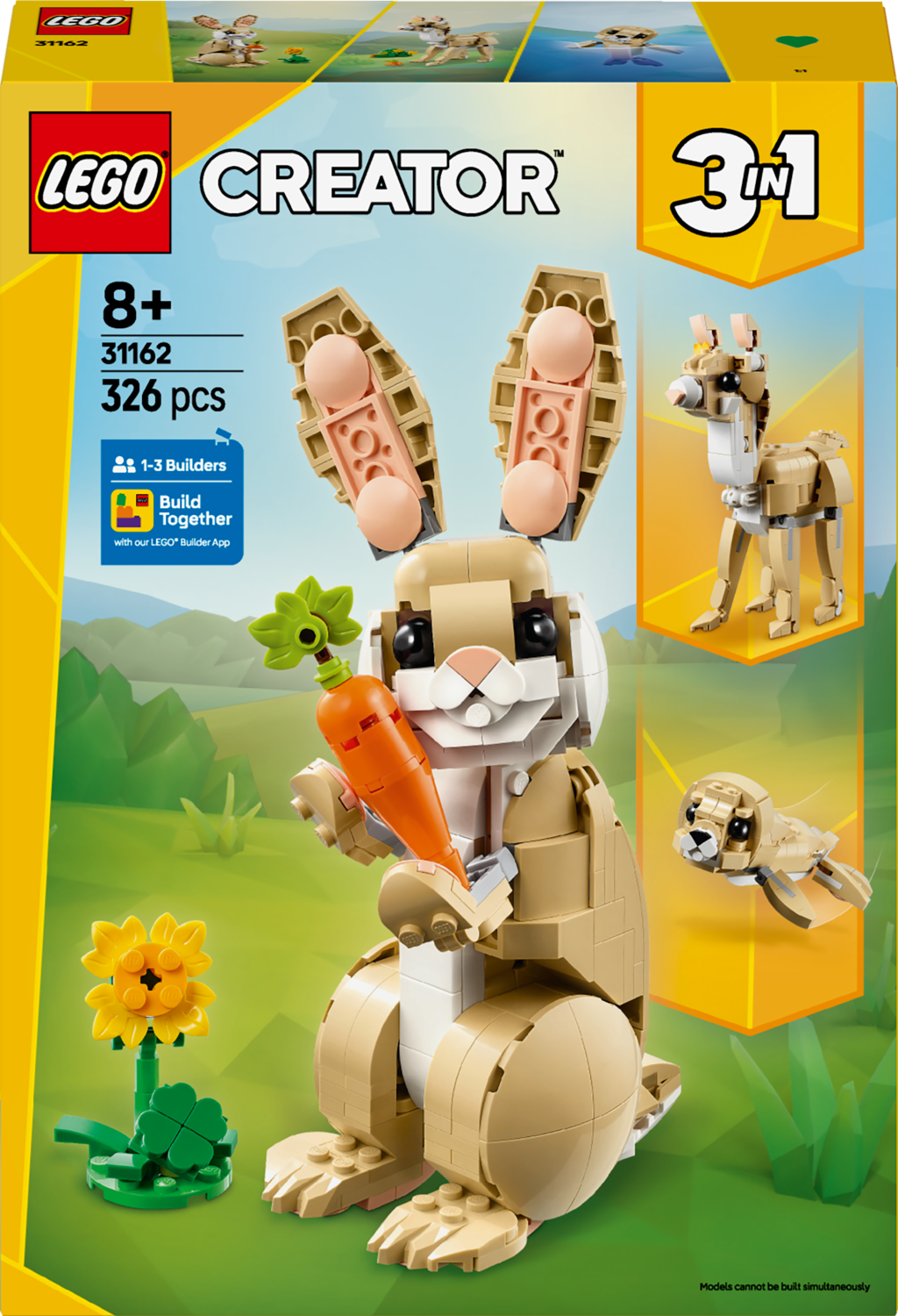 LEGO® Creator 3 v 1 31162 Roztomilý králíček