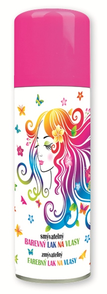 Barevný lak na vlasy smývatelný 125 ml