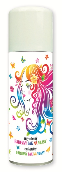 Barevný lak na vlasy smývatelný 125 ml