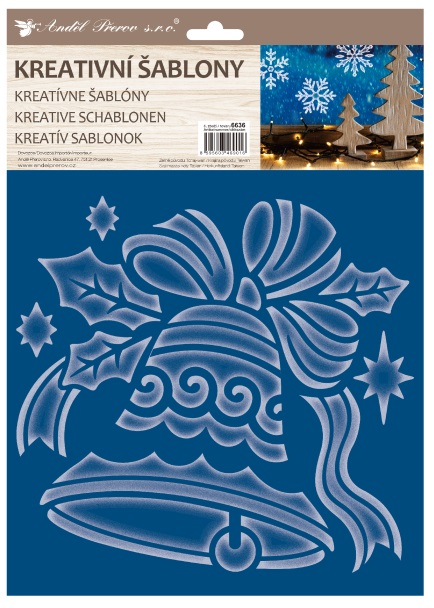 Kreativní šablony - mix motivů 25x35 cm