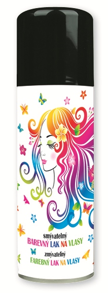 Barevný lak na vlasy smývatelný 125 ml