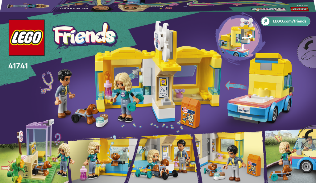 LEGO® Friends 41741 Dodávka na záchranu psů