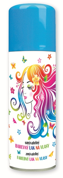 Barevný lak na vlasy smývatelný 125 ml