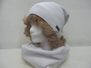 Dámská čepice CAPU  prodloužená bílá