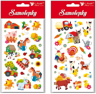 Samolepky farma 9 x 16 cm 15087